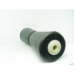 Gummirolle Kielrolle Form V Schwarzer Gummi, <p>bohrung: 16 Mm<p>länge: 290 Mm<p>durchmesser: 94/61 Mm